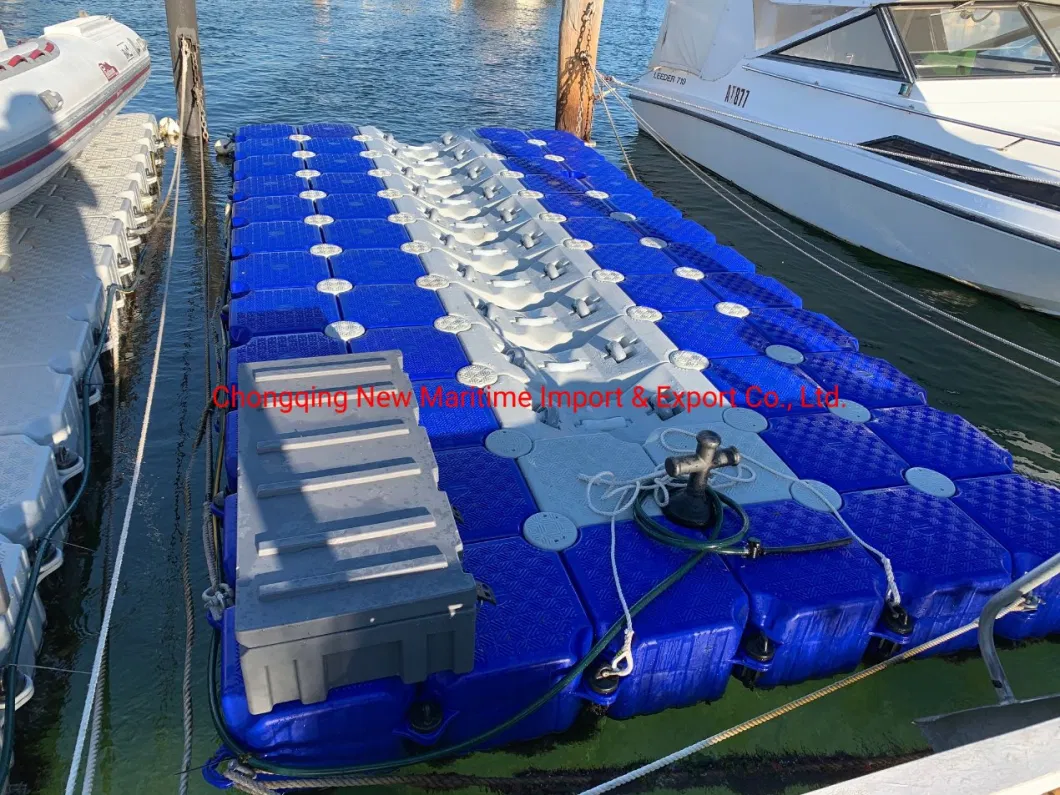 Custom Plastic Modular Floating Bridge Pontoon Walking Bridge Dock Cubes Platform Block Pier